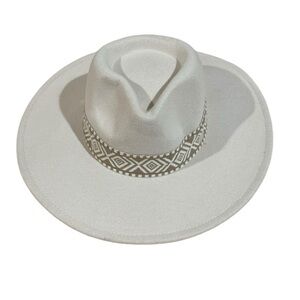 NWT Altar’d State Fedora Hat Ivory White
